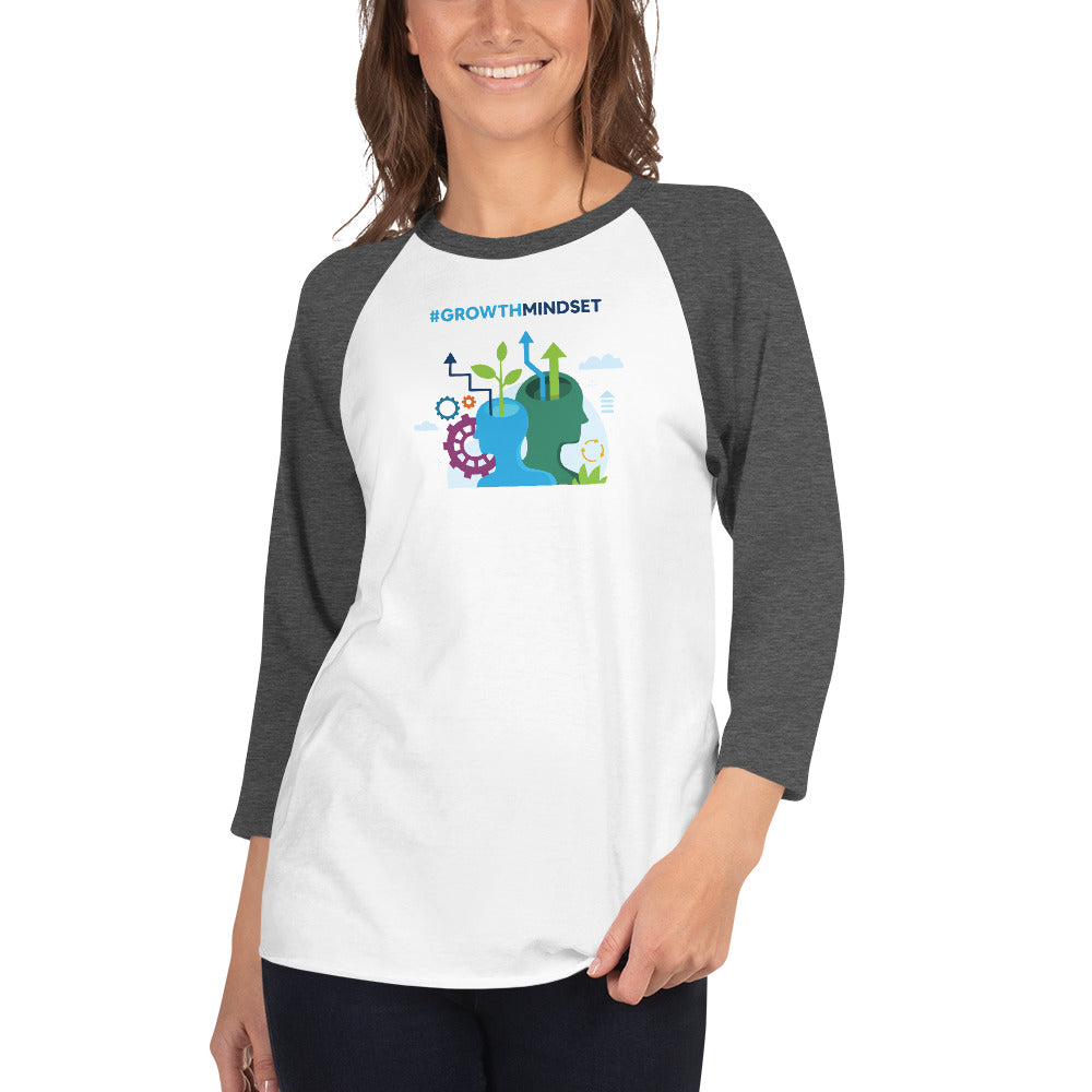 3/4 Sleeve Shirt (Growth Mindset)