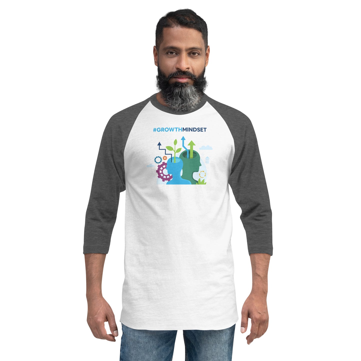 3/4 Sleeve Shirt (Growth Mindset)